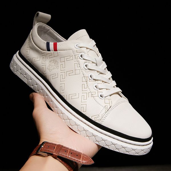 cowhide sports comfortable casual men's sho small white daddy's, Black
cowhide sports comfortable casual men's sho small white daddy's, Black