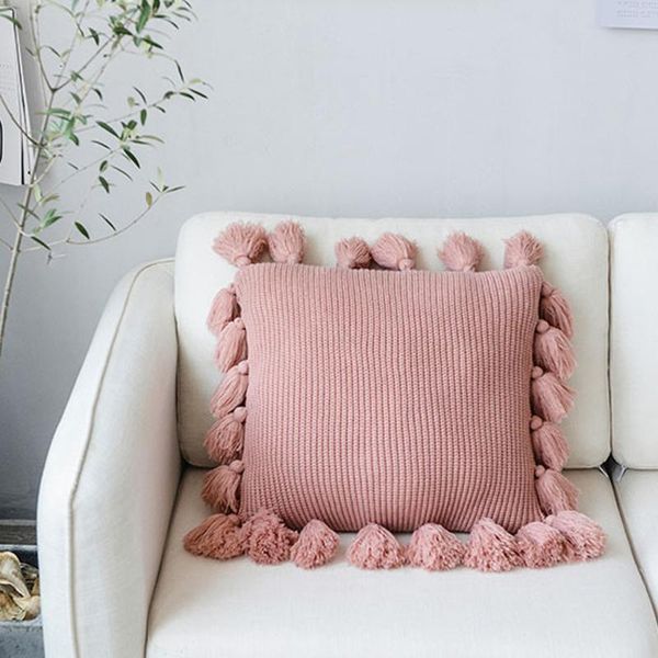 cushion/decorative pillow knitted covers solid color square case soft for sofa bed nursery room cushion tassels knitting pillowcase
cushion/decorative pillow knitted covers solid color square case soft for sofa bed nursery room cushion tassels knitting pillowcase
