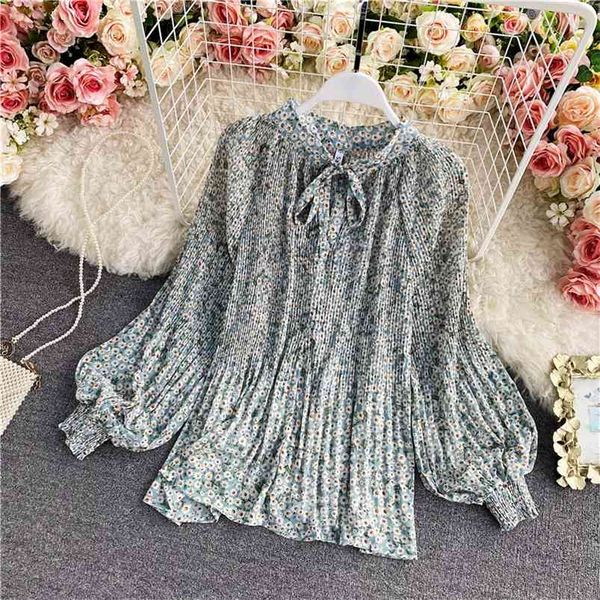 spring autumn fashion temperament women sweet bowknot lace puff sleeve pleated chiffon shirt c147 210507, White
spring autumn fashion temperament women sweet bowknot lace puff sleeve pleated chiffon shirt c147 210507, White