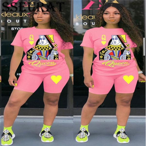 women's tracksuits sseurat sport poker card print women two piece set o-neck tee shorts jogger sweatpants suit tracksuit outfit, Gray
women's tracksuits sseurat sport poker card print women two piece set o-neck tee shorts jogger sweatpants suit tracksuit outfit, Gray