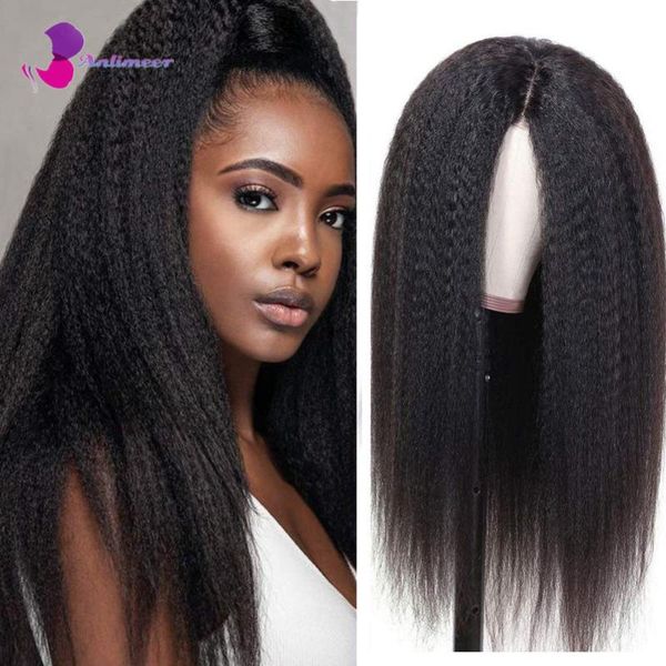 lace wigs yaki kinky straight front wig long black human hair 13x4 4x4 closure with baby, Black;brown
lace wigs yaki kinky straight front wig long black human hair 13x4 4x4 closure with baby, Black;brown
