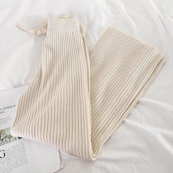 pants women fashion all-match loose knit wide-leg elastic solid color pit spring and autumn straight-leg women's & capris, Black;white
pants women fashion all-match loose knit wide-leg elastic solid color pit spring and autumn straight-leg women's & capris, Black;white