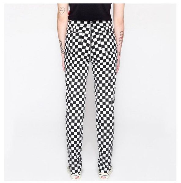 women's pants & capris plaid zipper checkered straight women fashion casual slim pockets long sweatpants femme cuadros mujer, Black;white
women's pants & capris plaid zipper checkered straight women fashion casual slim pockets long sweatpants femme cuadros mujer, Black;white
