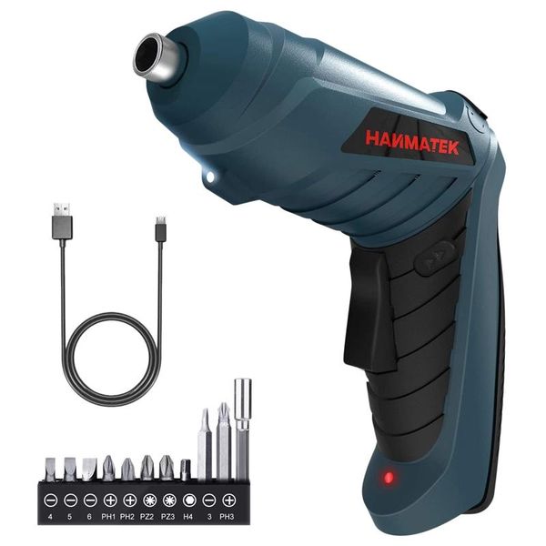 professiona electric drills hanmatek 3.6v small screwdriver rechargeable cordless set with bit adapter and usb cable
professiona electric drills hanmatek 3.6v small screwdriver rechargeable cordless set with bit adapter and usb cable
