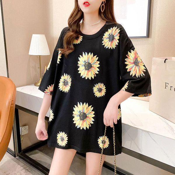 women's t-shirt 2021 summer loose short sleeve large size printed clothes ins tide, White
women's t-shirt 2021 summer loose short sleeve large size printed clothes ins tide, White