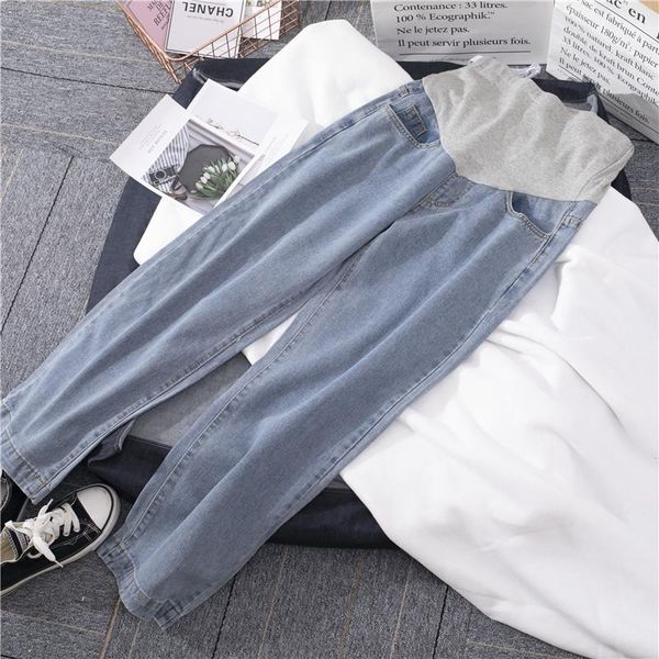 maternity bottoms spring and autumn pregnant women wide-legged jeans fashion high waist denim trousers floor length pregnancy cotton belly p, White
maternity bottoms spring and autumn pregnant women wide-legged jeans fashion high waist denim trousers floor length pregnancy cotton belly p, White