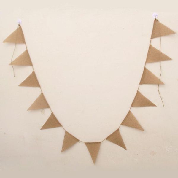 party decoration 13flags/set diy linen pennant flag burlap banner garland wedding church xmas decor event supplies jute pull home
party decoration 13flags/set diy linen pennant flag burlap banner garland wedding church xmas decor event supplies jute pull home
