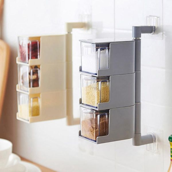 storage bottles & jars adhesive wall hanging rotary seasoning box drawer type food container condiment bottle kitchen
storage bottles & jars adhesive wall hanging rotary seasoning box drawer type food container condiment bottle kitchen