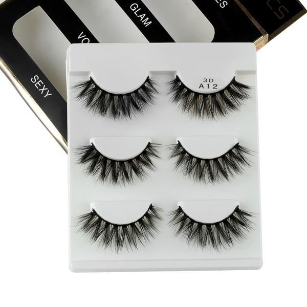 false eyelashes 3 pairs 3d voluminous wispy lashes make up black thick long cross fake eye lahes extension makeup beauty tools
false eyelashes 3 pairs 3d voluminous wispy lashes make up black thick long cross fake eye lahes extension makeup beauty tools