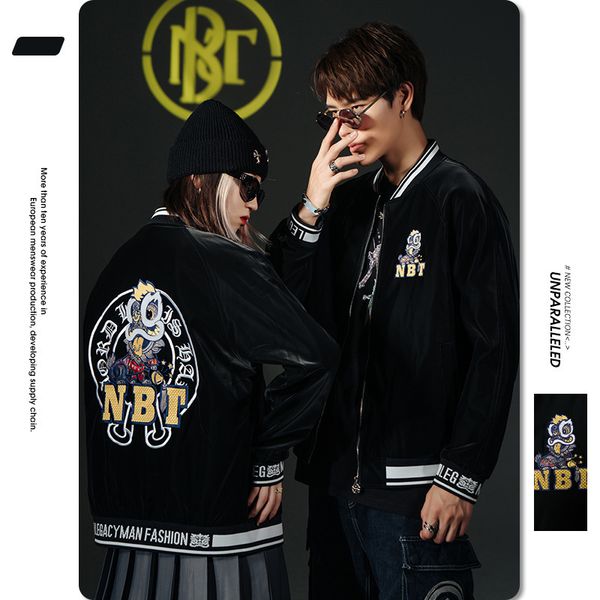 guochao coat men's clothing autumn new chine style embroidery xingshichao brand baseball suit cardigan coat men's et, Black;brown
guochao coat men's clothing autumn new chine style embroidery xingshichao brand baseball suit cardigan coat men's et, Black;brown