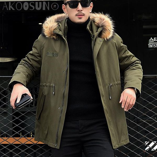 men's leather & faux akoosun winter jacket men real pure natural fur jackets raccoon collar parka liner coats casaco masculino my725, Black
men's leather & faux akoosun winter jacket men real pure natural fur jackets raccoon collar parka liner coats casaco masculino my725, Black