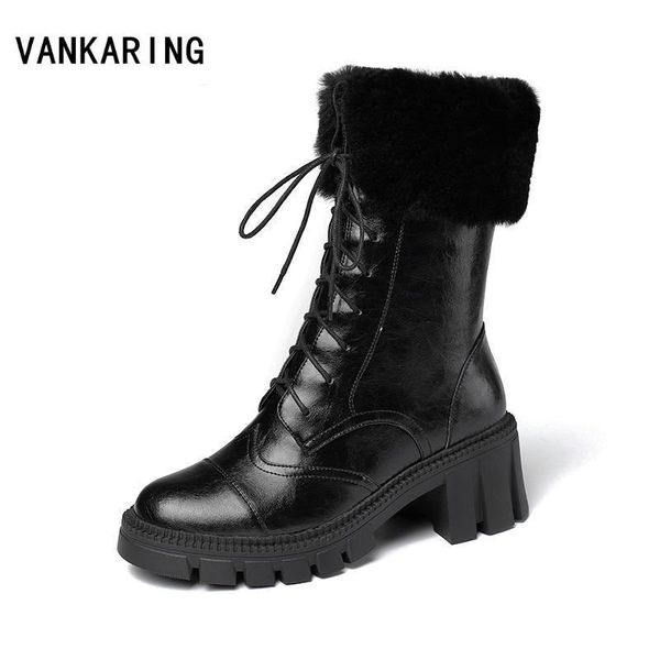 boots 2021 classic style real cow leather natural sheep fur wool lined women ankle winter snow casual warm shoes waterproof, Black
boots 2021 classic style real cow leather natural sheep fur wool lined women ankle winter snow casual warm shoes waterproof, Black