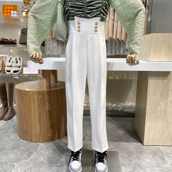 capri nicho design 2021 heavy industry double-row irregular metal buckle high waist show thin radish straight pants, Black;white
capri nicho design 2021 heavy industry double-row irregular metal buckle high waist show thin radish straight pants, Black;white