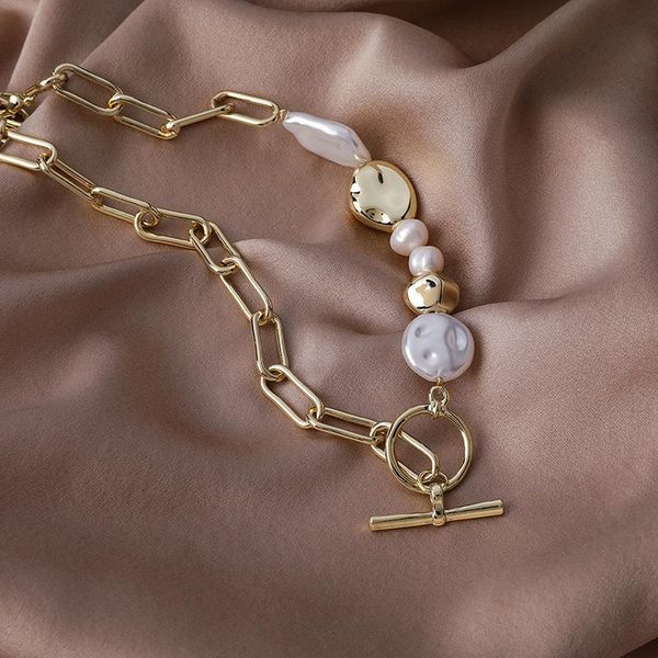 chokers personality fashion baroque special-shaped pearl ot buckle female necklace korean temperament women's accessories jewelry, Golden;silver
chokers personality fashion baroque special-shaped pearl ot buckle female necklace korean temperament women's accessories jewelry, Golden;silver