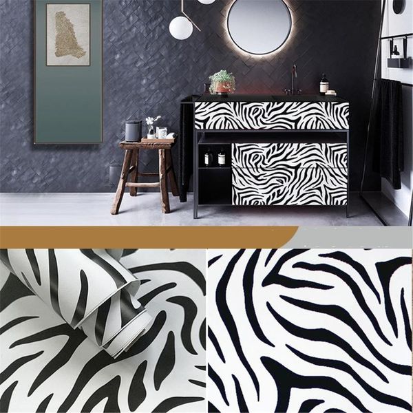 modern 45cmx10m pvc black white striped self-adhesive wallpaper contract wall sticker for kitchen bathroom furniture wallpapers
modern 45cmx10m pvc black white striped self-adhesive wallpaper contract wall sticker for kitchen bathroom furniture wallpapers