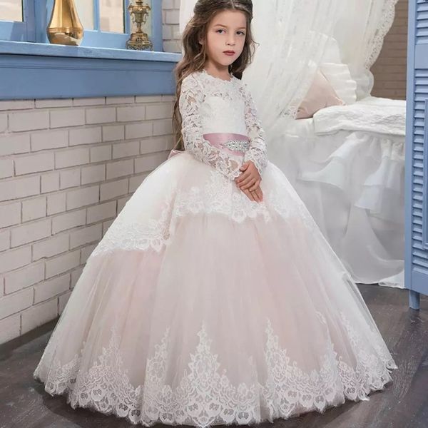 premium 70% off new lace wedding flower girl dress long sleeve children's skirt b, White
premium 70% off new lace wedding flower girl dress long sleeve children's skirt b, White