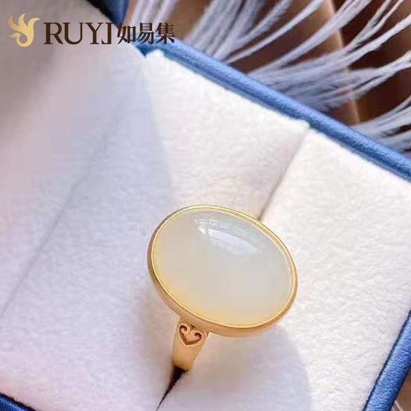 cluster rings natural hetian jade egg noodle ring for women ins trendy retro ruyi xiangyun switchable index finger silver adjustable simp, Golden;silver
cluster rings natural hetian jade egg noodle ring for women ins trendy retro ruyi xiangyun switchable index finger silver adjustable simp, Golden;silver