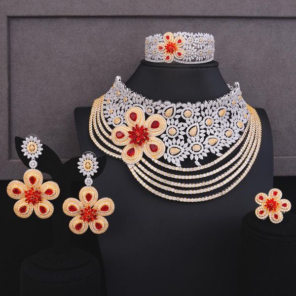 earrings & necklace larrauri luxury bridal zirconia jewelry sets for women charms african dubai nigeria cz crystal wedding 2021, Silver
earrings & necklace larrauri luxury bridal zirconia jewelry sets for women charms african dubai nigeria cz crystal wedding 2021, Silver