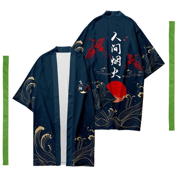 japanese traditional kimono cardigan men summer samurai casual streetwear shirt vintage print haori male fashion yukata ethnic clothing, Red
japanese traditional kimono cardigan men summer samurai casual streetwear shirt vintage print haori male fashion yukata ethnic clothing, Red