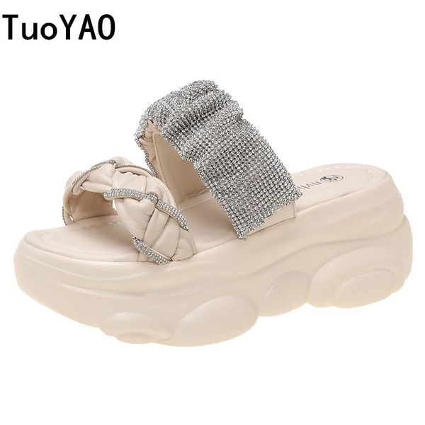 slippers platform women wedge high heels bling shoes woman 2021 summer slip-on chunky sandalias beach zapatos mujer, Black
slippers platform women wedge high heels bling shoes woman 2021 summer slip-on chunky sandalias beach zapatos mujer, Black