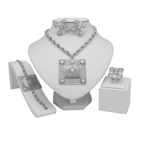earrings & necklace zuodi fashion african beads jewelry set wholesale joyerÃa dubai gold designer nigerian woman costume, Silver
earrings & necklace zuodi fashion african beads jewelry set wholesale joyerÃa dubai gold designer nigerian woman costume, Silver