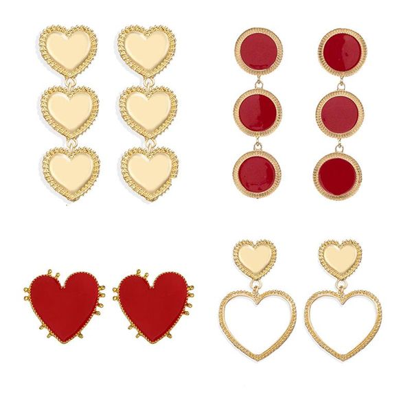 dangle & chandelier vintage drop earrings for women golden sweet fashion big red heart love earring female brincos boho party gifts jewelry, Silver
dangle & chandelier vintage drop earrings for women golden sweet fashion big red heart love earring female brincos boho party gifts jewelry, Silver