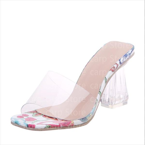 sandals summer women slippers crystal heel transparent clear high heels pumps shoe size 35~43, Black
sandals summer women slippers crystal heel transparent clear high heels pumps shoe size 35~43, Black