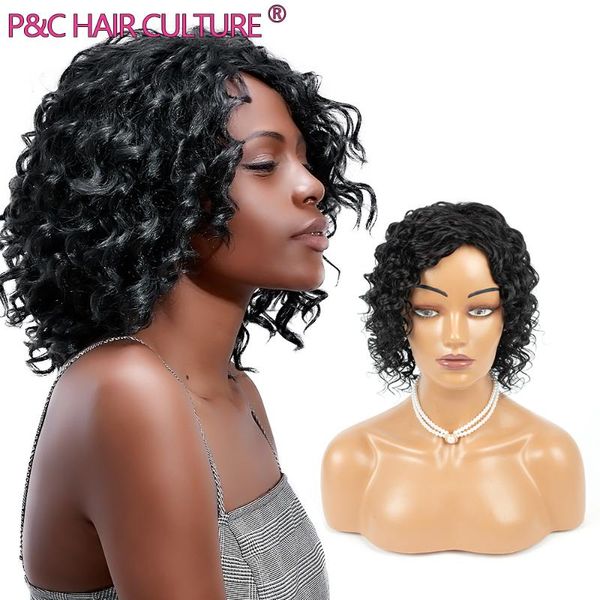 synthetic wigs short hair pixie cut wig human mix afro curly wave with bangs for black women african glueless pelucas perruque
synthetic wigs short hair pixie cut wig human mix afro curly wave with bangs for black women african glueless pelucas perruque