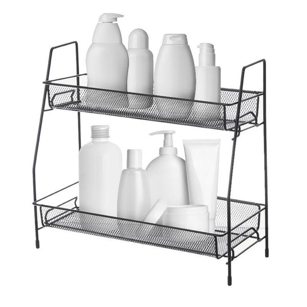 2-tier kitchen spice rack countershelf detachable storage bathroom makeup holder fruits snacks basket & organization
2-tier kitchen spice rack countershelf detachable storage bathroom makeup holder fruits snacks basket & organization