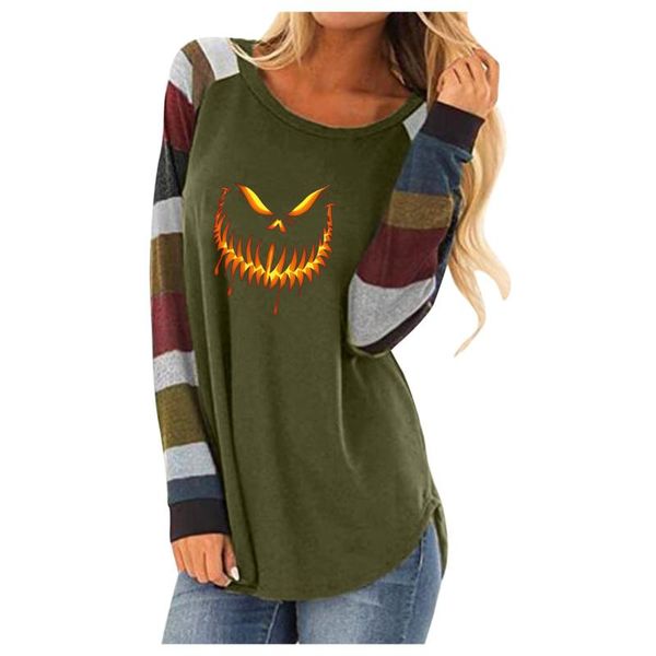 running jerseys ladies womens graphic female tee t-shirt women's casual halloween print collision stripes round neck long sleeve, Black;blue
running jerseys ladies womens graphic female tee t-shirt women's casual halloween print collision stripes round neck long sleeve, Black;blue
