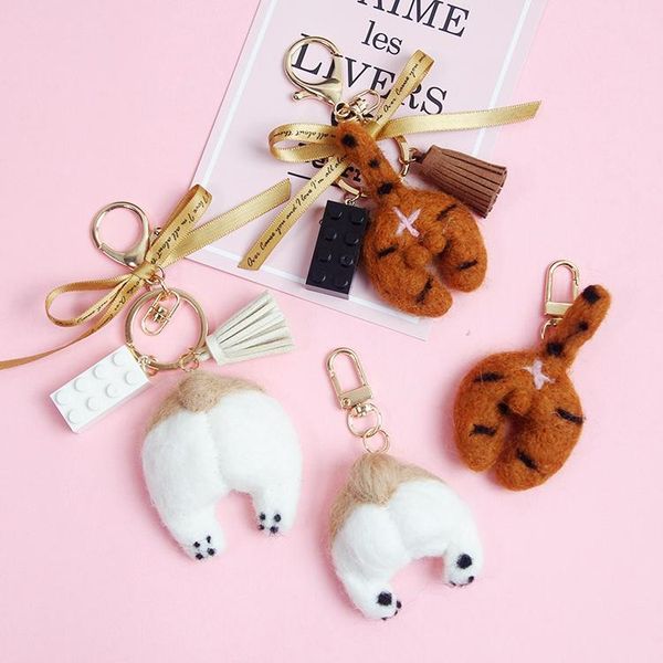keychains 2021 cute dog pet hip buttom doll fur woolen ribbon bowknot key chain car keyring holder bag pendant keychain plush toys d487, Silver
keychains 2021 cute dog pet hip buttom doll fur woolen ribbon bowknot key chain car keyring holder bag pendant keychain plush toys d487, Silver