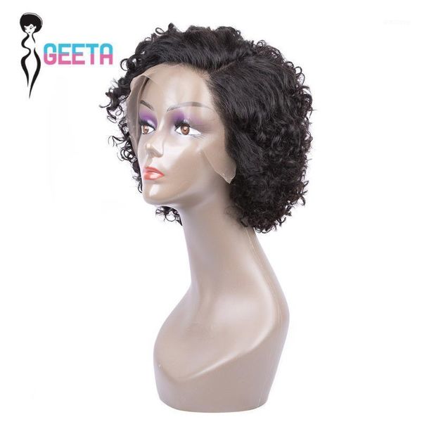 geeta 6inch curly bob lace front wigs pixie cut wig 150 desnity remy brazilian short human hair wigs1, Black;brown
geeta 6inch curly bob lace front wigs pixie cut wig 150 desnity remy brazilian short human hair wigs1, Black;brown