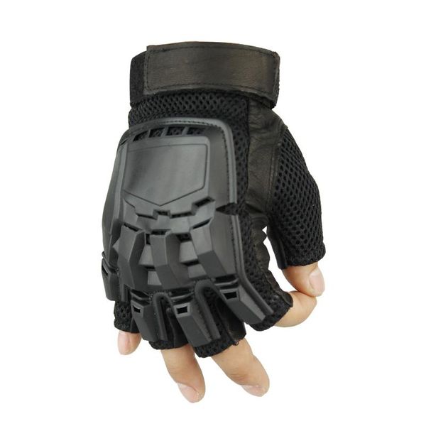cycling gloves tactical fitness half-finger motorcycle riding mountain bike protective sports, Black
cycling gloves tactical fitness half-finger motorcycle riding mountain bike protective sports, Black