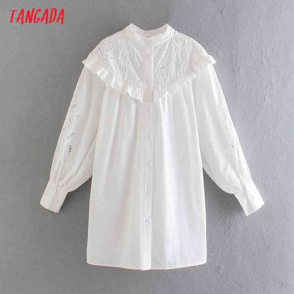 women oversized white embroidery romantic ruffles long sleeve ladies loose mini dress vestidos ce211 210416, Black;gray
women oversized white embroidery romantic ruffles long sleeve ladies loose mini dress vestidos ce211 210416, Black;gray