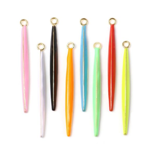 charms copper pendants gold color metal multicolor geometric enamel diy making earrings women party jewelry 56mm x 5mm, 1piece, Bronze;silver
charms copper pendants gold color metal multicolor geometric enamel diy making earrings women party jewelry 56mm x 5mm, 1piece, Bronze;silver