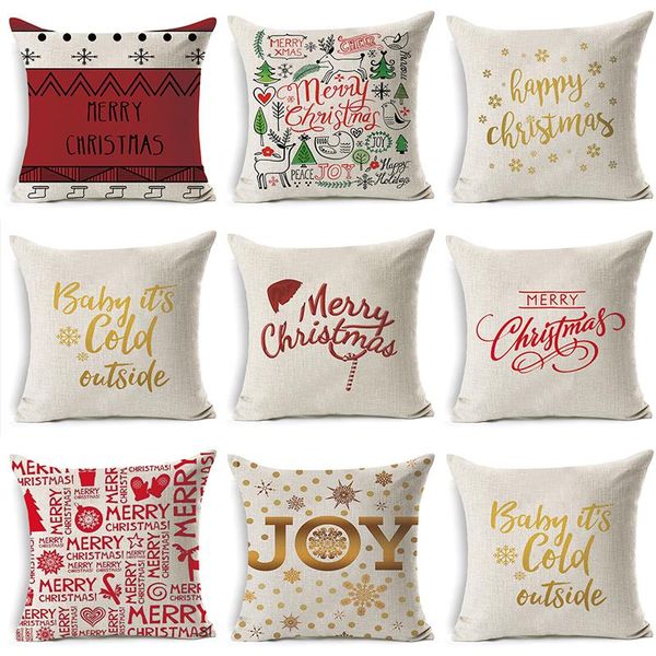 cushion/decorative pillow christmas alphabet pattern cotton linen throw cushion cover sofa bed party decor pillowcover home pillowcase 40151
cushion/decorative pillow christmas alphabet pattern cotton linen throw cushion cover sofa bed party decor pillowcover home pillowcase 40151