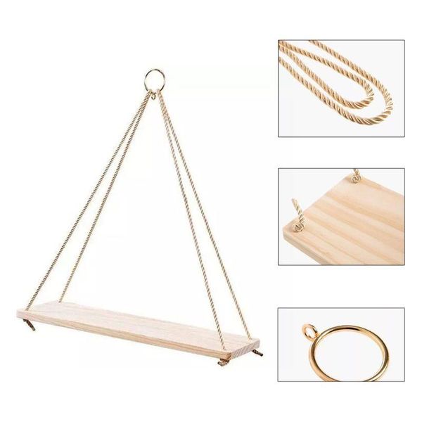 hooks & rails 1pc wood hanging rope swing floating shelves flower pot storage rack home wall 203f
hooks & rails 1pc wood hanging rope swing floating shelves flower pot storage rack home wall 203f