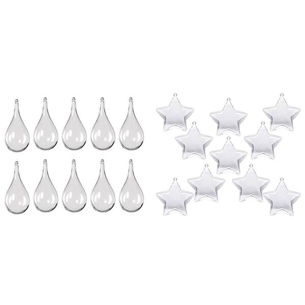 gift wrap 10 sets clear fillable ornaments droplet bead plastic drop beads & 80mm diy balls(star shape)
gift wrap 10 sets clear fillable ornaments droplet bead plastic drop beads & 80mm diy balls(star shape)