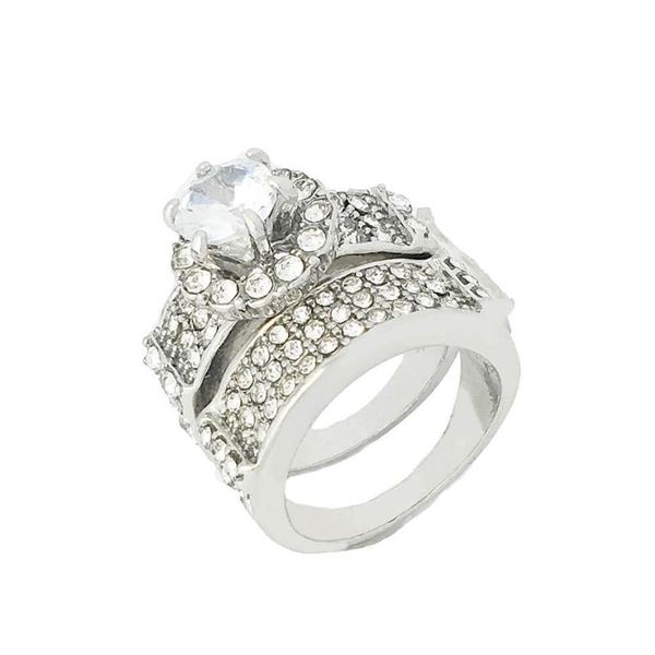 Luxury Shining Classic Couple One Pair Size 11 Wedding Bands Alloy Female Fashion Jewelry Engagement Rings For Women Wholesale, Slivery;golden
Luxury Shining Classic Couple One Pair Size 11 Wedding Bands Alloy Female Fashion Jewelry Engagement Rings For Women Wholesale, Slivery;golden