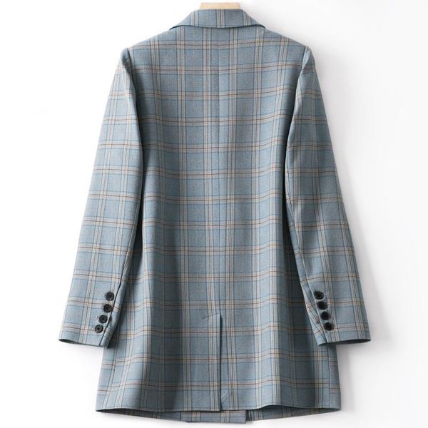 classic autumn plaid vintage double breasted blazer women suit jacket notched collar female suits coat elegant houndstooth women's & b, White;black
classic autumn plaid vintage double breasted blazer women suit jacket notched collar female suits coat elegant houndstooth women's & b, White;black