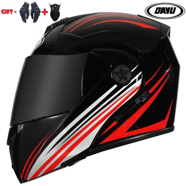 motorcycle helmets 2 gifts flip up full face helmet modular dual visors open motocross casque casco cafe racer
motorcycle helmets 2 gifts flip up full face helmet modular dual visors open motocross casque casco cafe racer