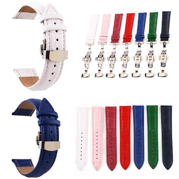 watch bands genuine leather watchbands 12 13 14 15 16 17 18 19 20 21 22 24mm crocodile grain band butterfly buckle strap bracelet belt, Black;brown
watch bands genuine leather watchbands 12 13 14 15 16 17 18 19 20 21 22 24mm crocodile grain band butterfly buckle strap bracelet belt, Black;brown