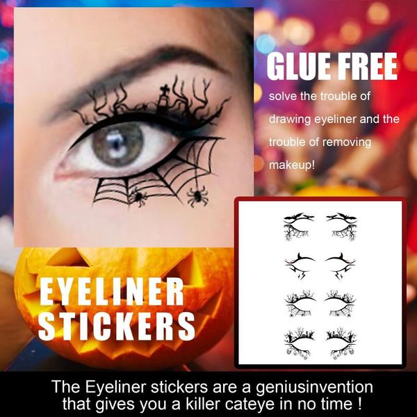 eyeliner 4pairs/set waterproof eyelid line stick halloween party sticker double sticke eye makeup self-adhesive cosmetic
eyeliner 4pairs/set waterproof eyelid line stick halloween party sticker double sticke eye makeup self-adhesive cosmetic