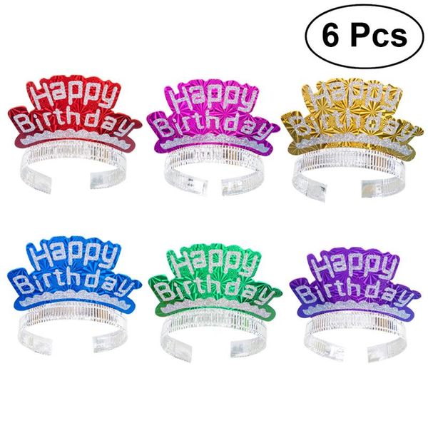 party hats 6 pcs glitter stamping birthday paper letter diy decoration children gift supplies #q6
party hats 6 pcs glitter stamping birthday paper letter diy decoration children gift supplies #q6