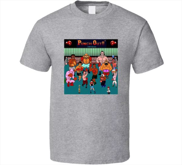 sport boxing video game mike tyson's punch-out mens t shirt tee gift new, White;black
sport boxing video game mike tyson's punch-out mens t shirt tee gift new, White;black