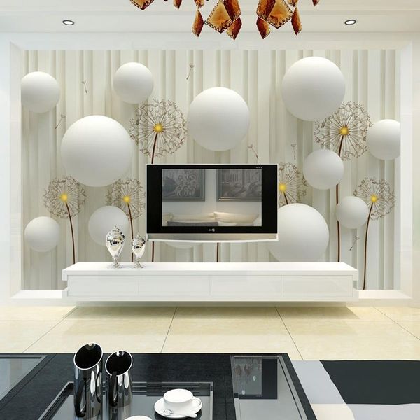 wallpapers custom any size mural wall cloth modern creative soft roll dandelion po wallpaper living room tv bedroom background 3 d
wallpapers custom any size mural wall cloth modern creative soft roll dandelion po wallpaper living room tv bedroom background 3 d