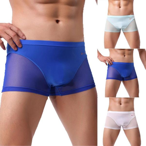 underpants 3pcs men's ice silk underwear solid color see through panties g-string, Black;white
underpants 3pcs men's ice silk underwear solid color see through panties g-string, Black;white