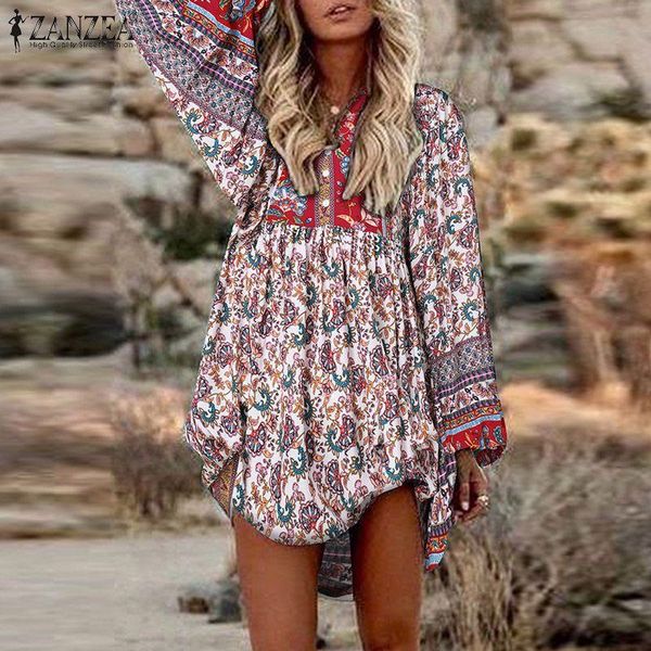 casual dresses loose bohemian print sundress women v neck long puff sleeve dress floral mini kaftan oversize beach holiday robe, Black;gray
casual dresses loose bohemian print sundress women v neck long puff sleeve dress floral mini kaftan oversize beach holiday robe, Black;gray