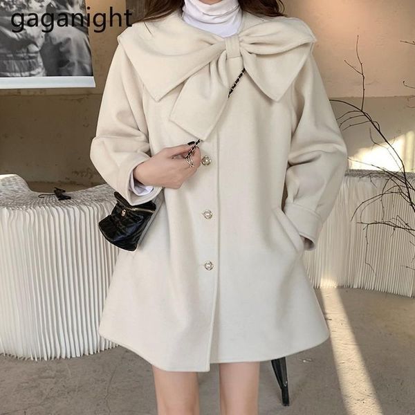 women's wool & blends gaganight women woolen coat 2021 autumn and winter korean sweet gentle style pink bowknot long-sleeved female, Black
women's wool & blends gaganight women woolen coat 2021 autumn and winter korean sweet gentle style pink bowknot long-sleeved female, Black