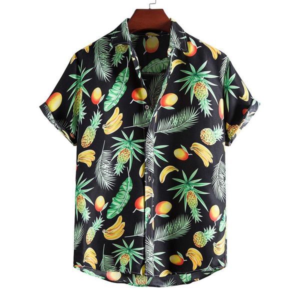 men's casual shirts mens shirt fruit printed turn down collar short sleeve loose summer hawaiian beach chemise homme, White;black
men's casual shirts mens shirt fruit printed turn down collar short sleeve loose summer hawaiian beach chemise homme, White;black